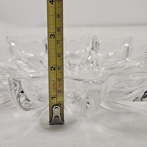 Vintage Heavens Gate Sun Moon Stars Glass Trinket Serving Dish Celestial - Picture 6 of 9